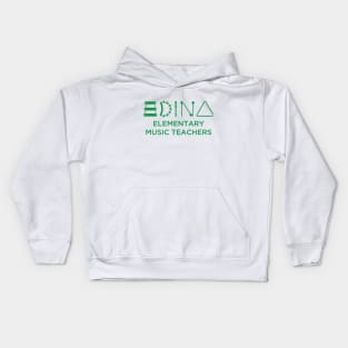 Green Edina Elementary Music TEACHERS Kids Hoodie